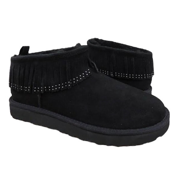 UGG W / 1121576 W ULTRA MINI FRINGE BLING - Picture 1 of 10